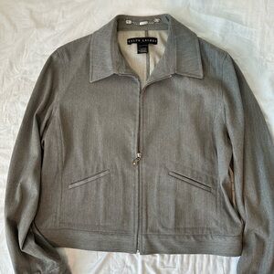 Ralph Lauren grey jacket zipper